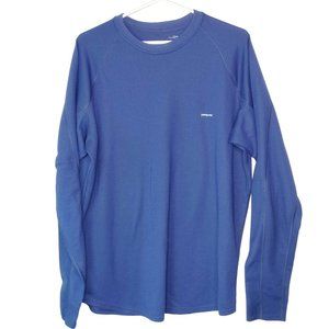 Patagonia Men's Blue Capilene Baselayers Longsleeve Shirt